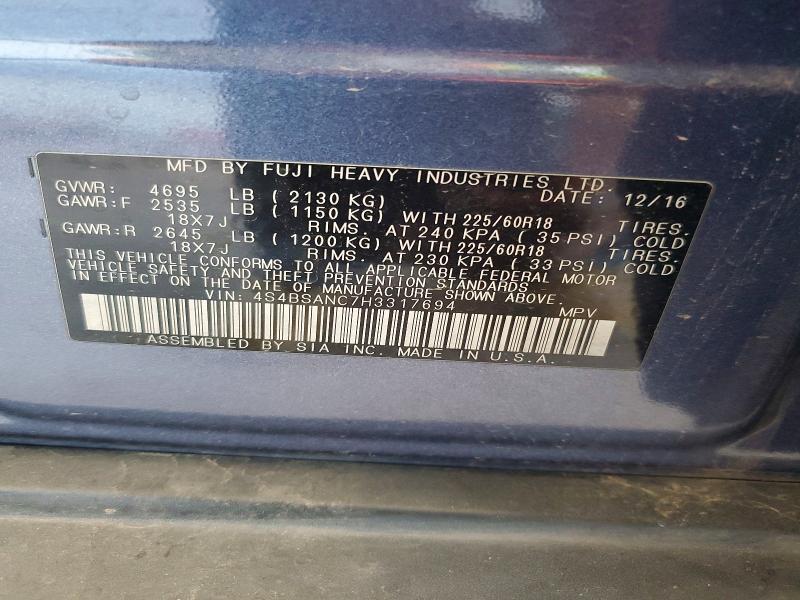 2017 Subaru Outback 2.5i Limited
