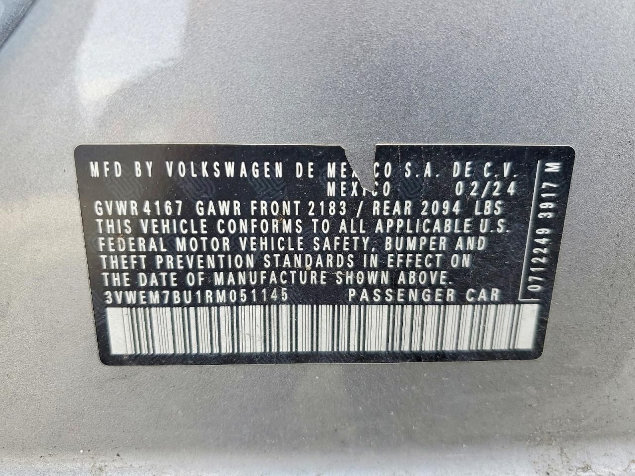 2024 Volkswagen Jetta se