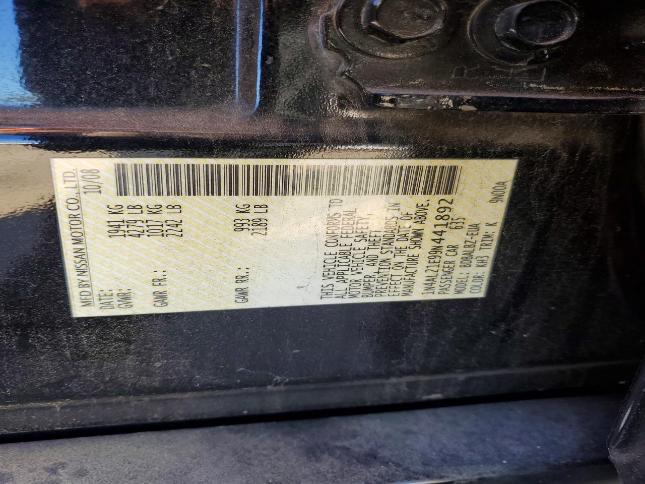 2009 Nissan Altima 2.5