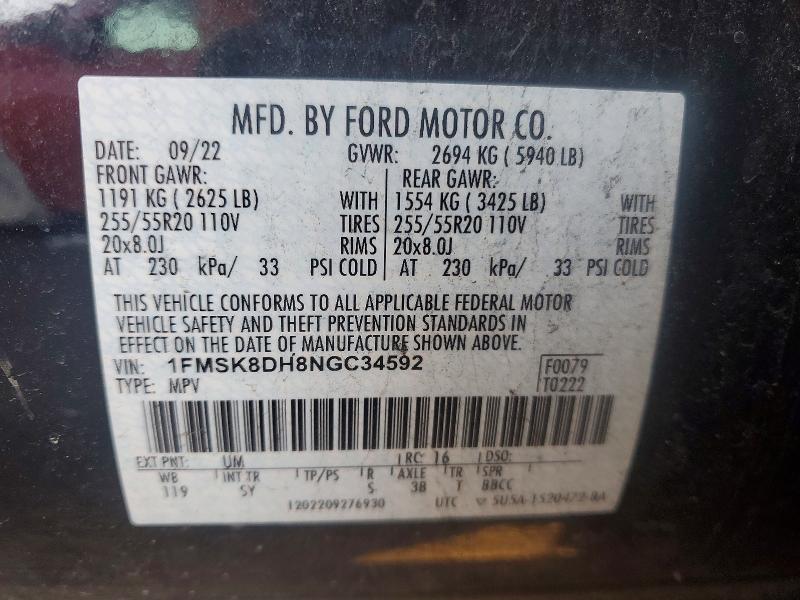 2022 Ford Explorer xlt