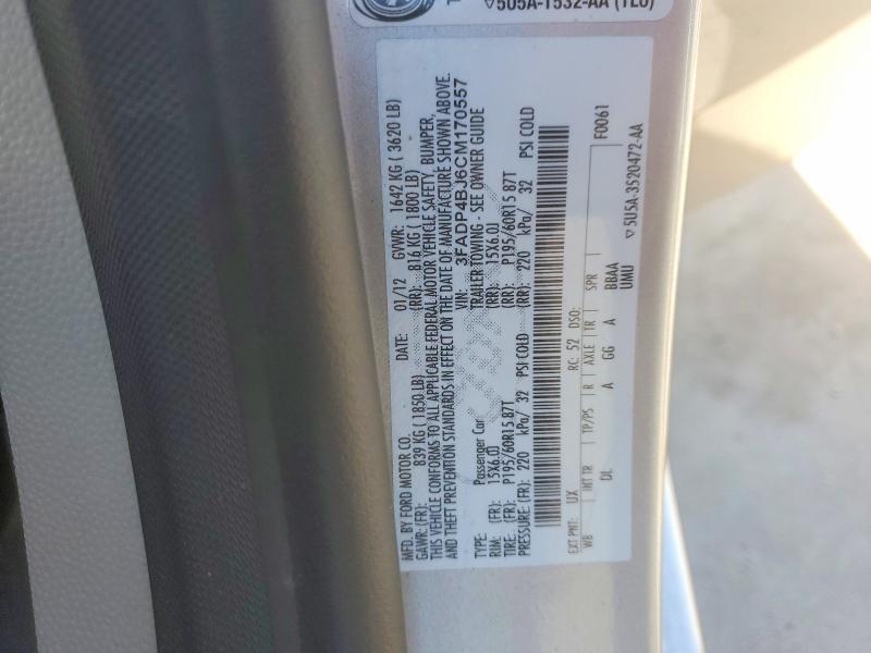 2012 Ford Fiesta se