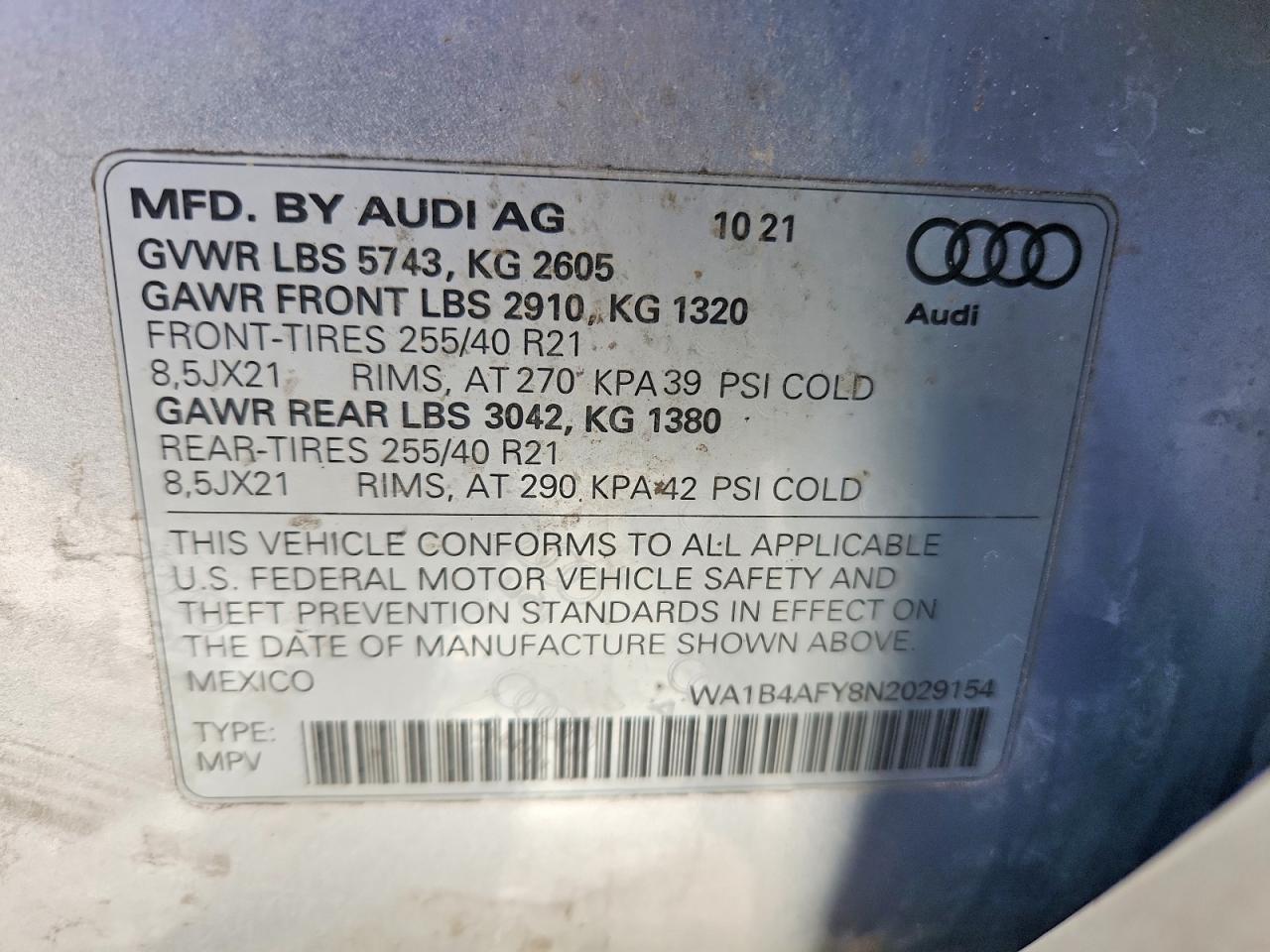 2022 Audi SQ5 Premium Plus