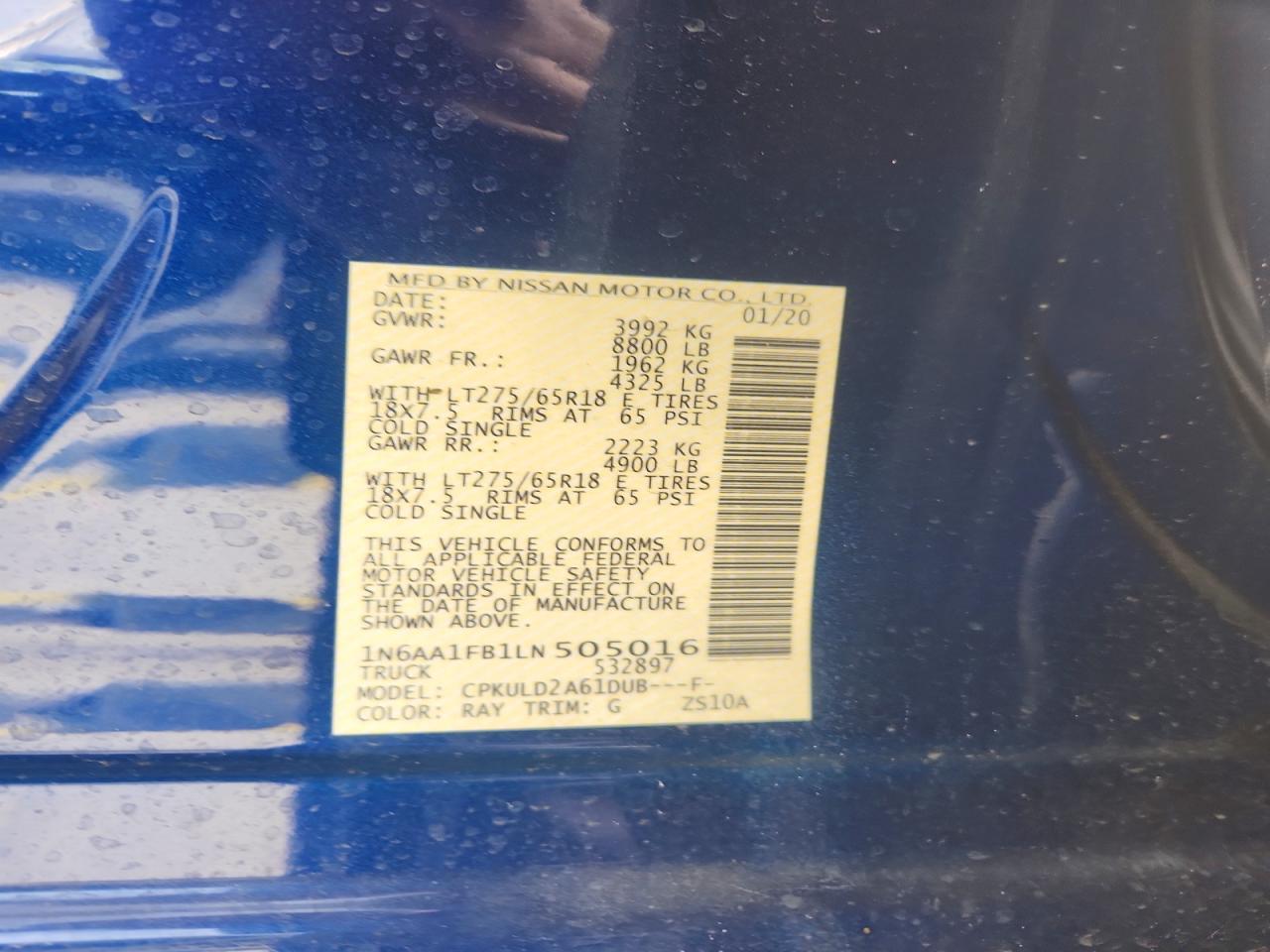 2020 Nissan Titan XD PRO-4X