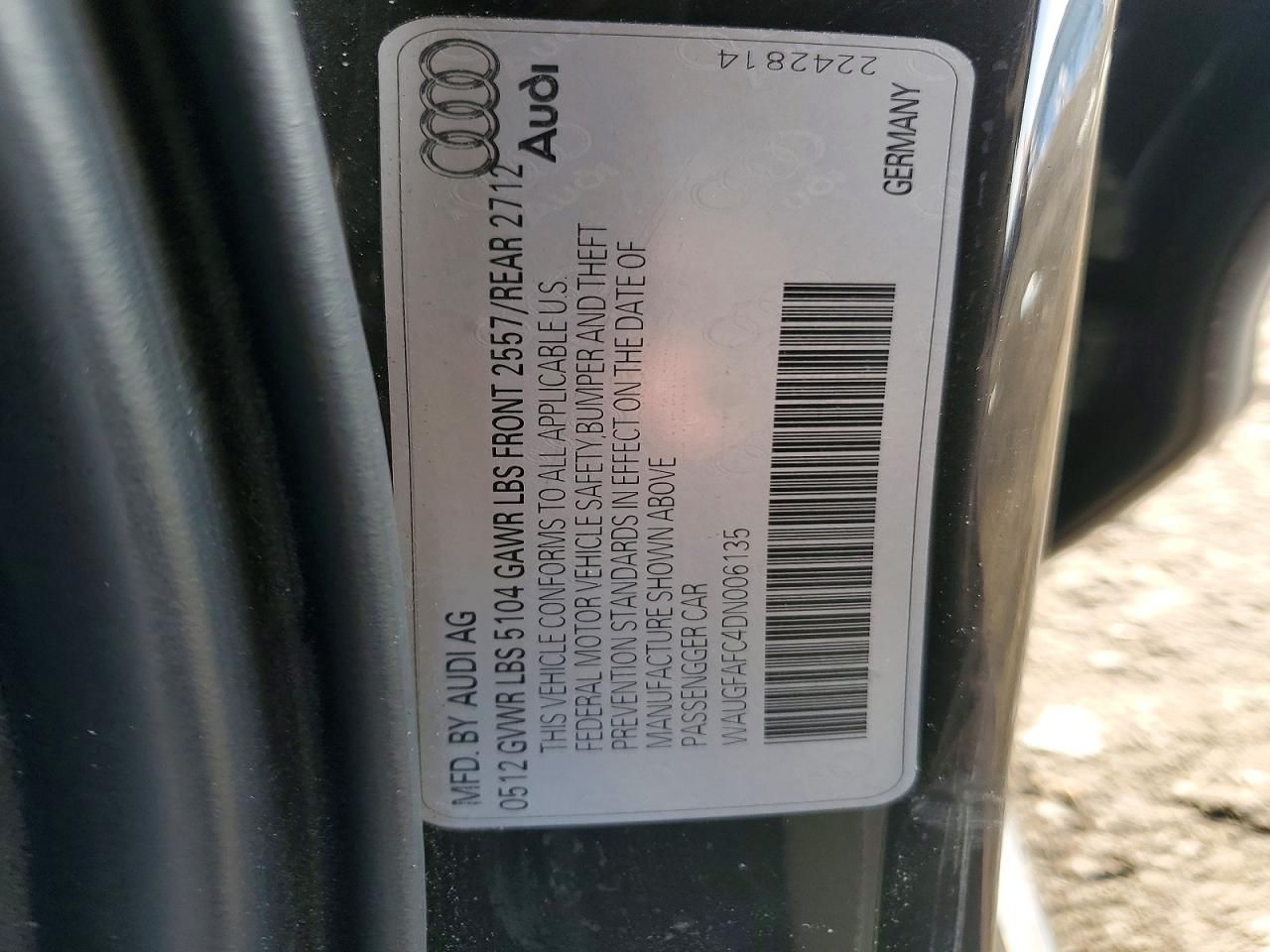 2013 Audi A6 Premium Plus