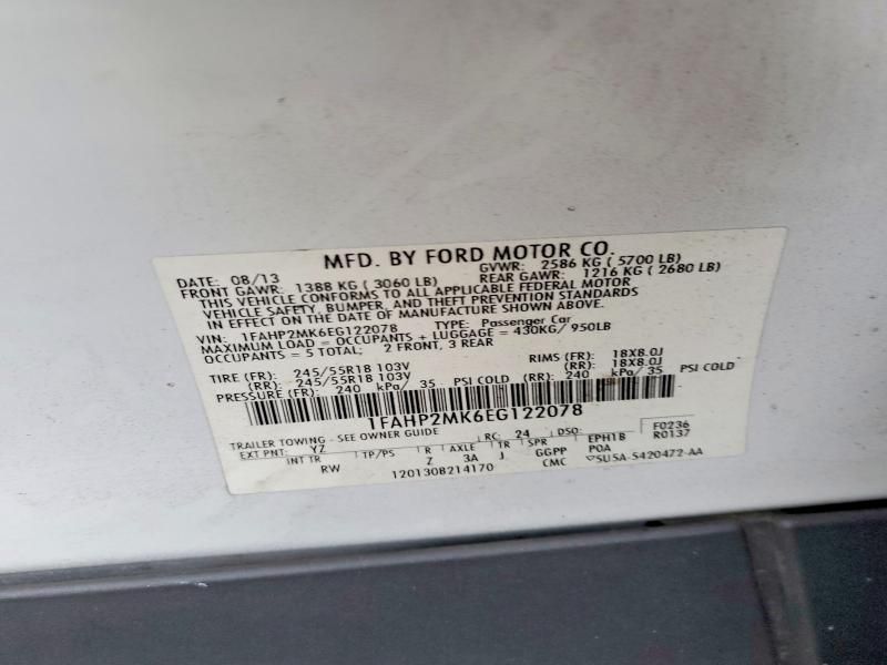 2014 Ford Taurus Police Interceptor