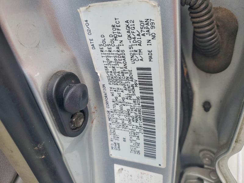 2004 Toyota 4runner SR5