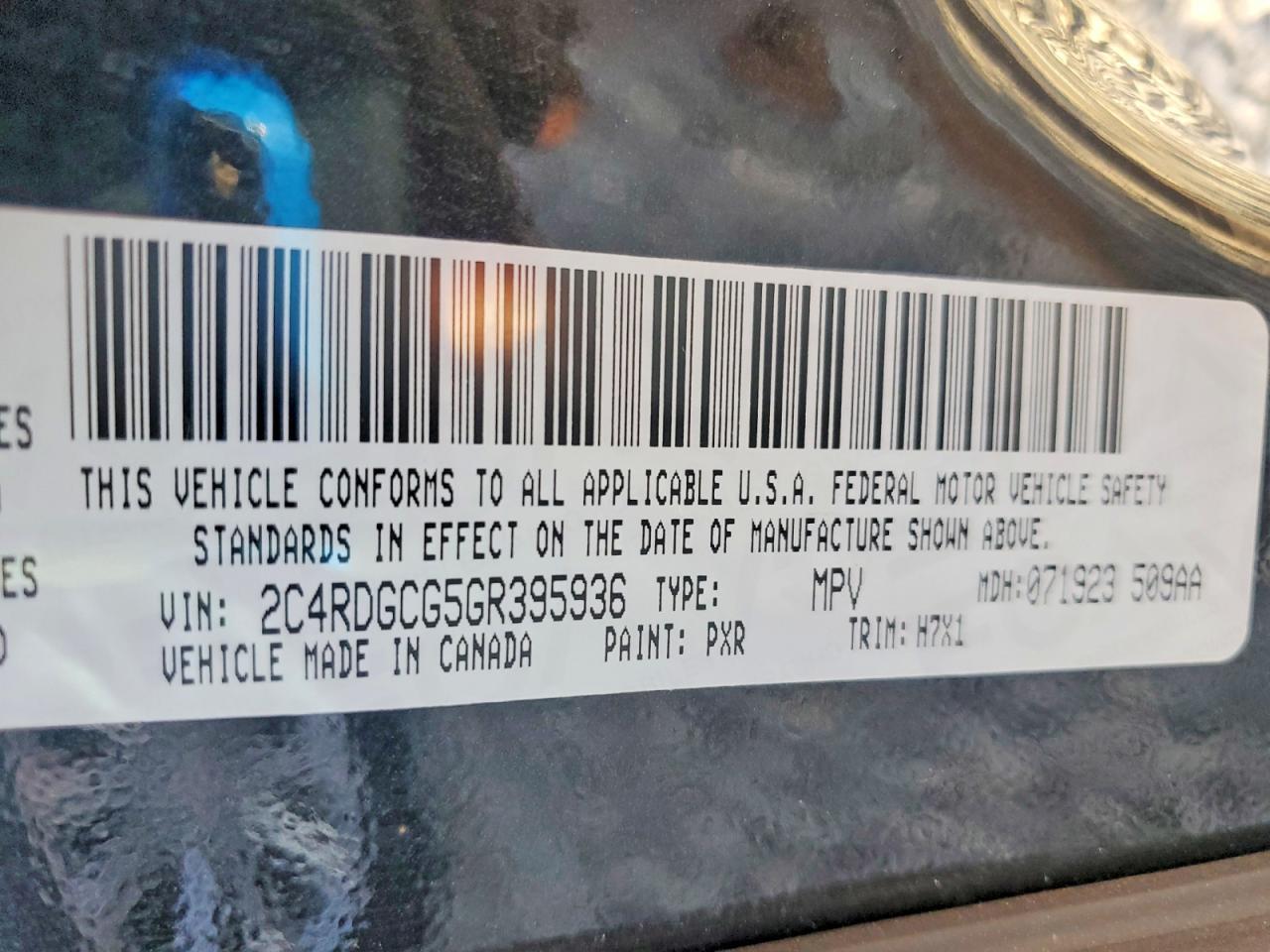 2016 Dodge Grand Caravan sxt