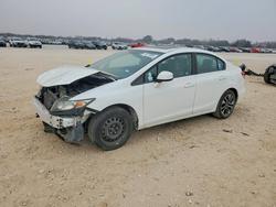 2013 Honda Civic ex en venta en San Antonio, TX
