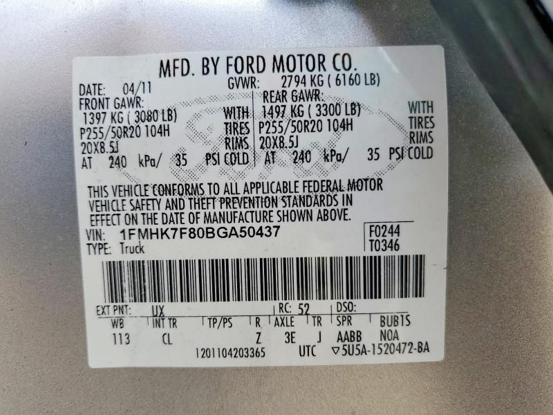 2011 Ford Explorer Limited