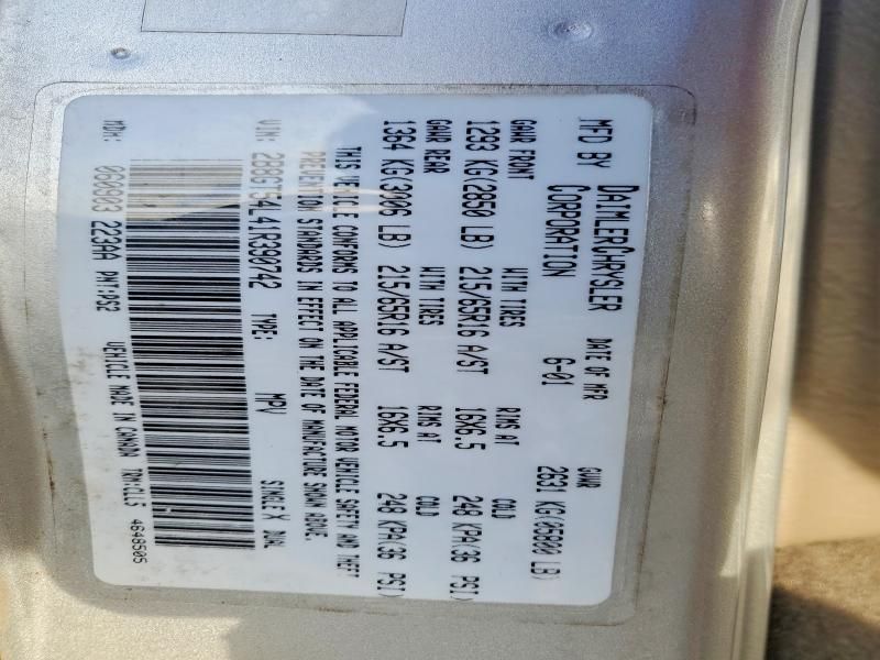 2001 Dodge Grand Caravan es