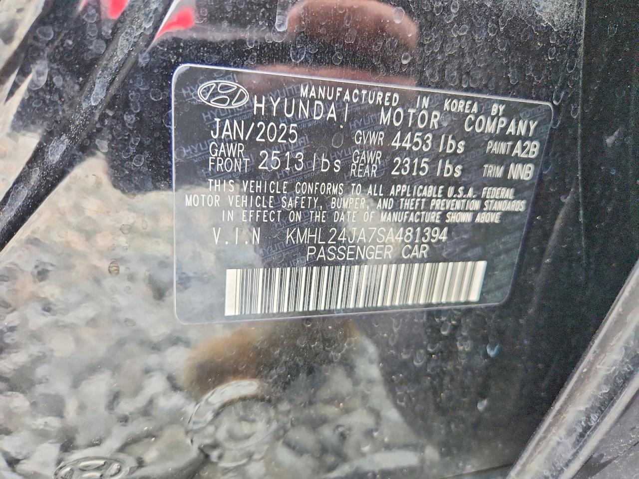 2025 Hyundai Sonata se