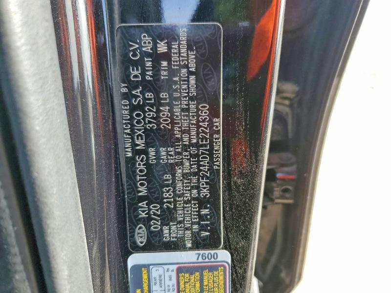 2020 KIA Forte fe