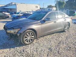 Infiniti Vehiculos salvage en venta: 2018 Infiniti Q50 Pure