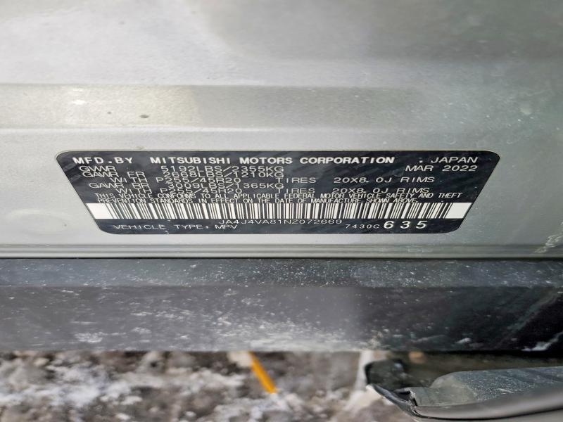 2022 Mitsubishi Outlander sel