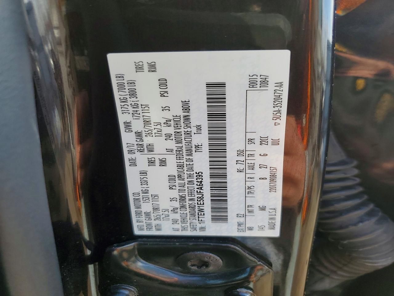 2018 Ford F150 Supercrew