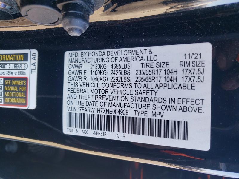 2022 Honda Cr-v se