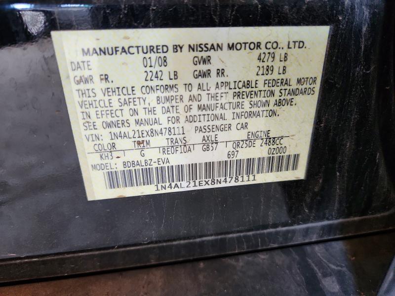 2008 Nissan Altima 2.5