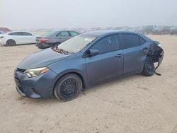 Toyota Corolla salvage cars for sale: 2015 Toyota Corolla le