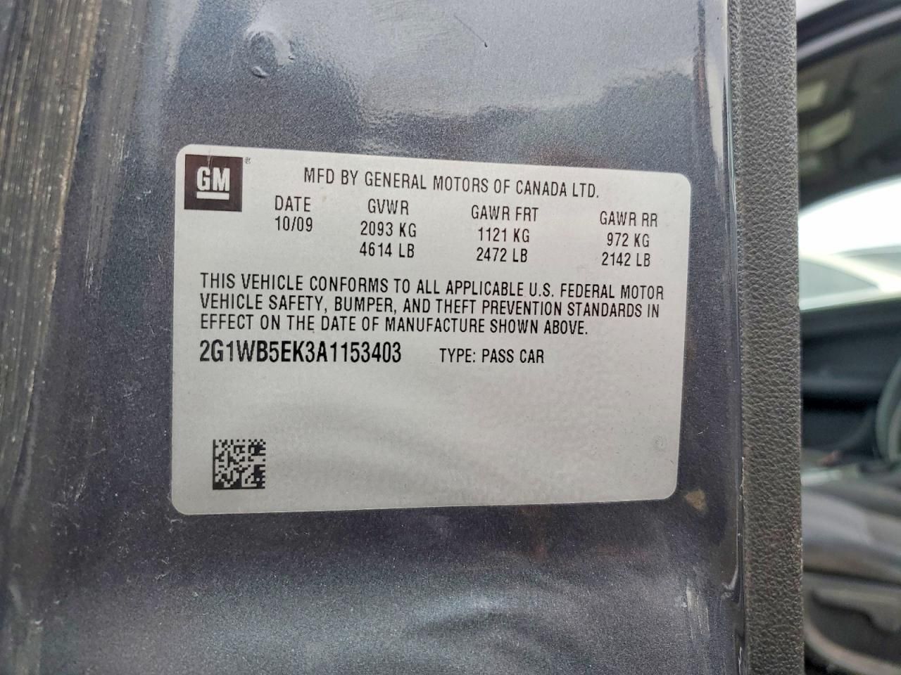 2010 Chevrolet Impala lt