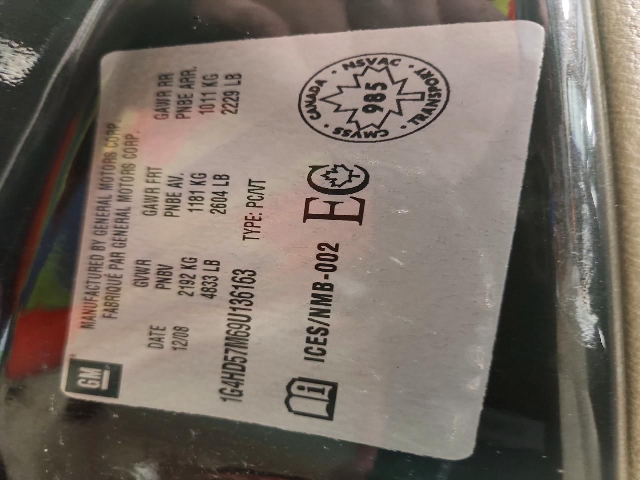 2009 Buick Lucerne cxl