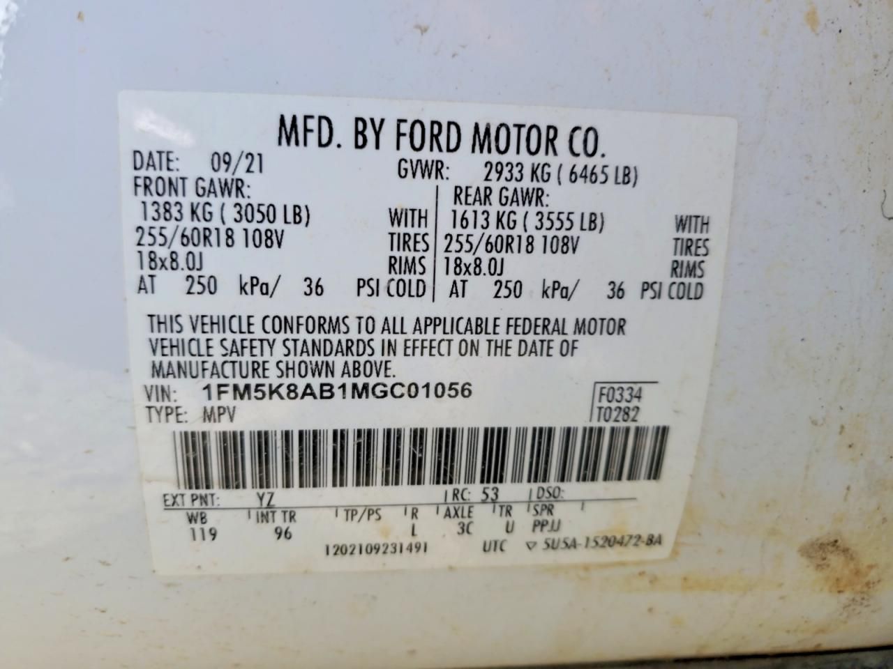 2021 Ford Explorer Police Interceptor