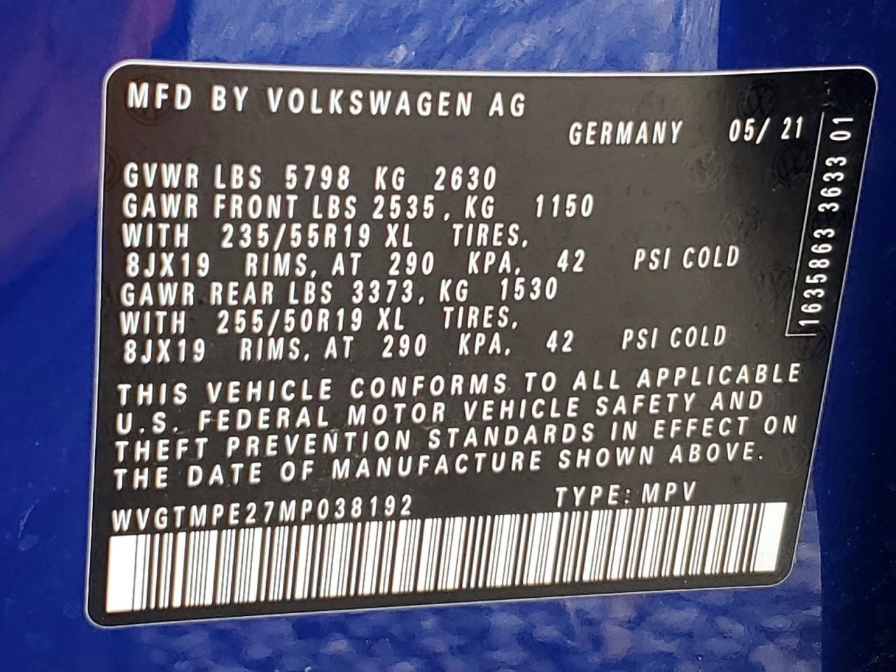 2021 Volkswagen Id.4 pro s
