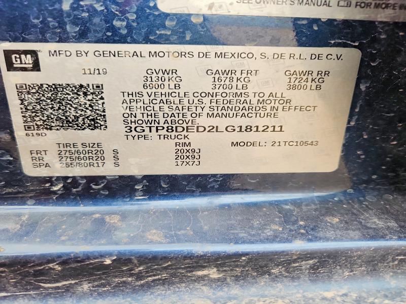 2020 GMC Sierra C1500 slt