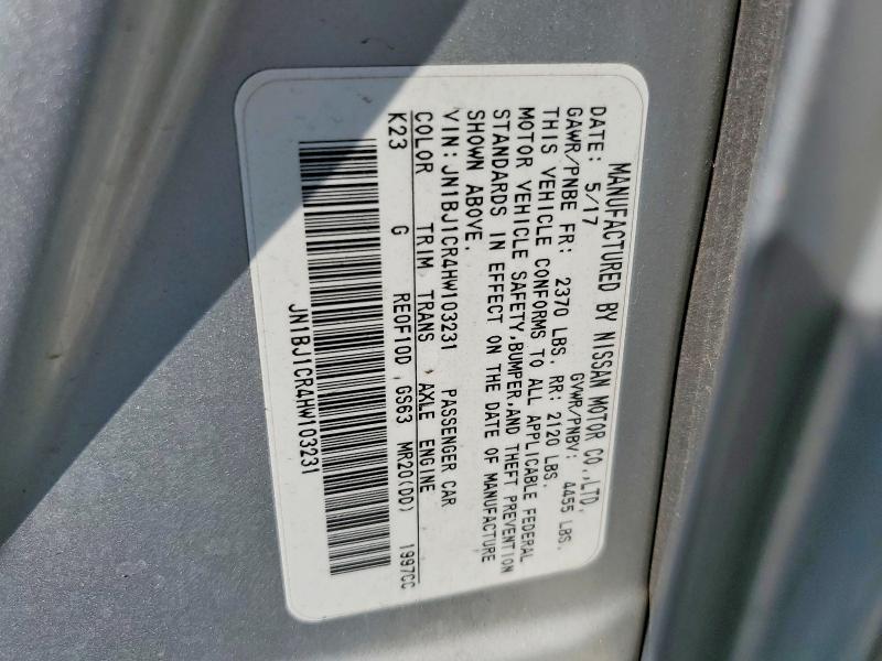 2017 Nissan Rogue Sport sl