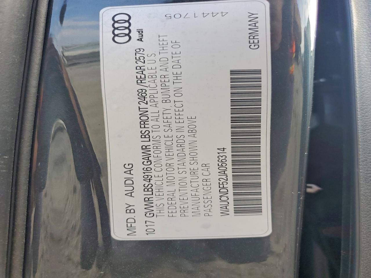 2018 Audi A5 Prestige