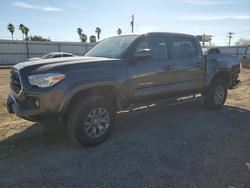 Salvage cars for sale from Copart Mercedes, TX: 2018 Toyota Tacoma Double cab