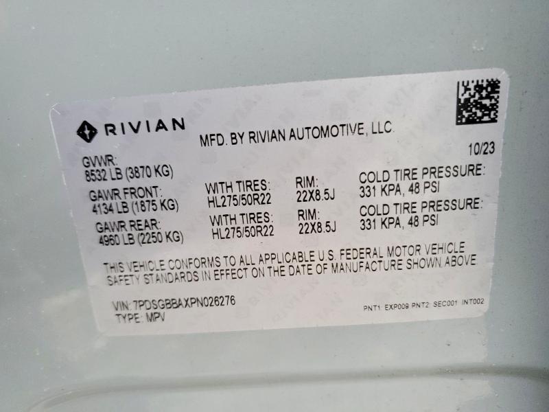 2023 Rivian R1S Adventure