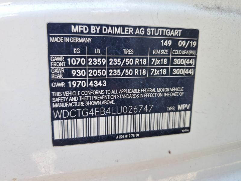 2020 Mercedes-Benz Gla 250