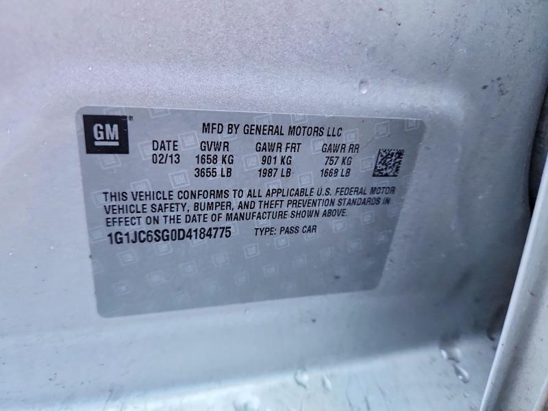 2013 Chevrolet Sonic lt