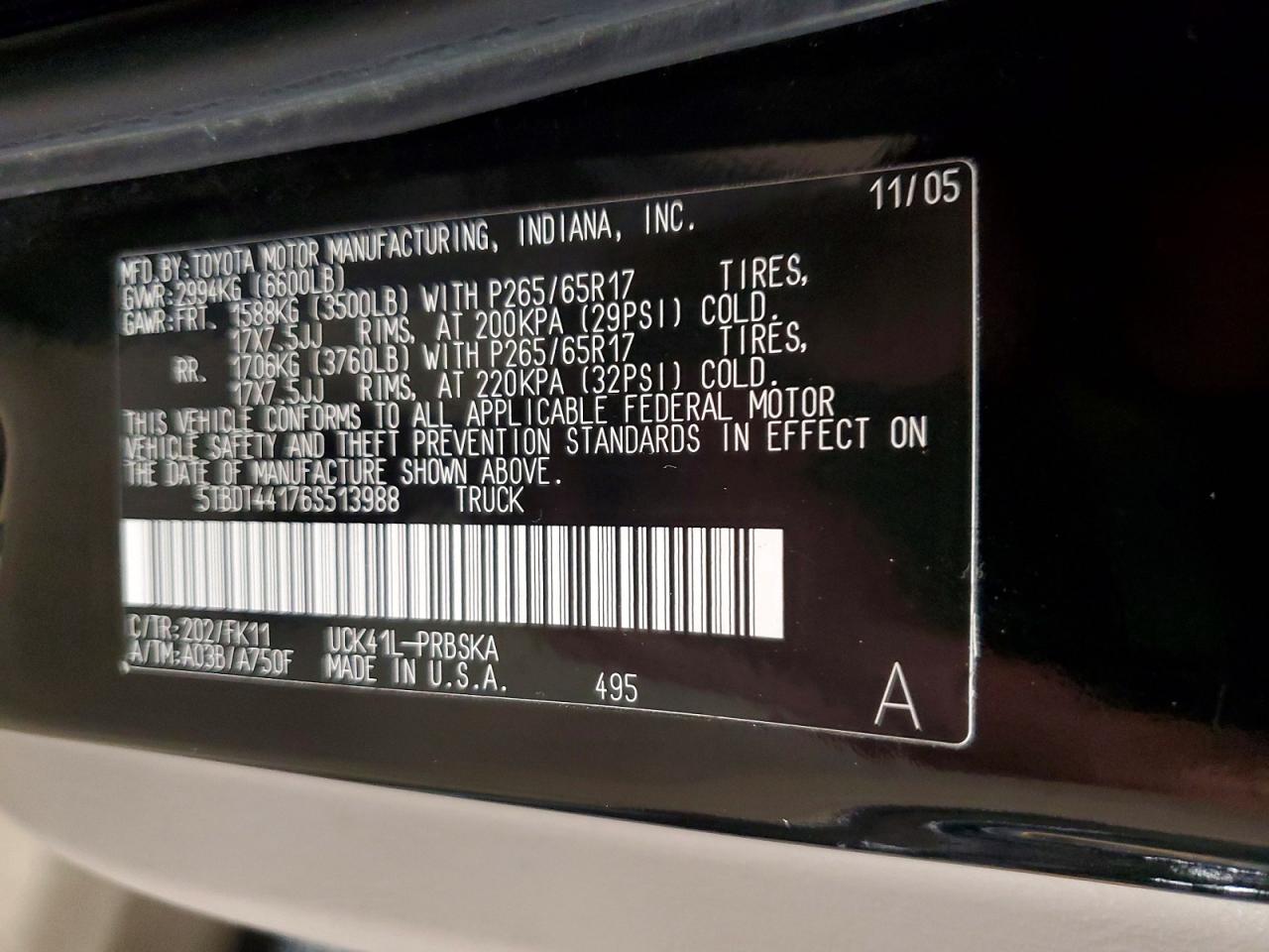 2006 Toyota Tundra SR5