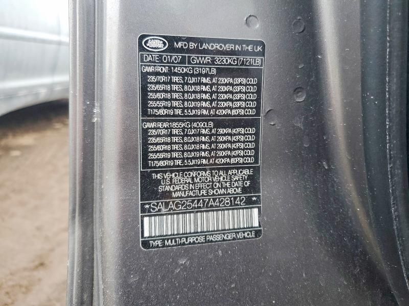 2007 Land Rover LR3 hse