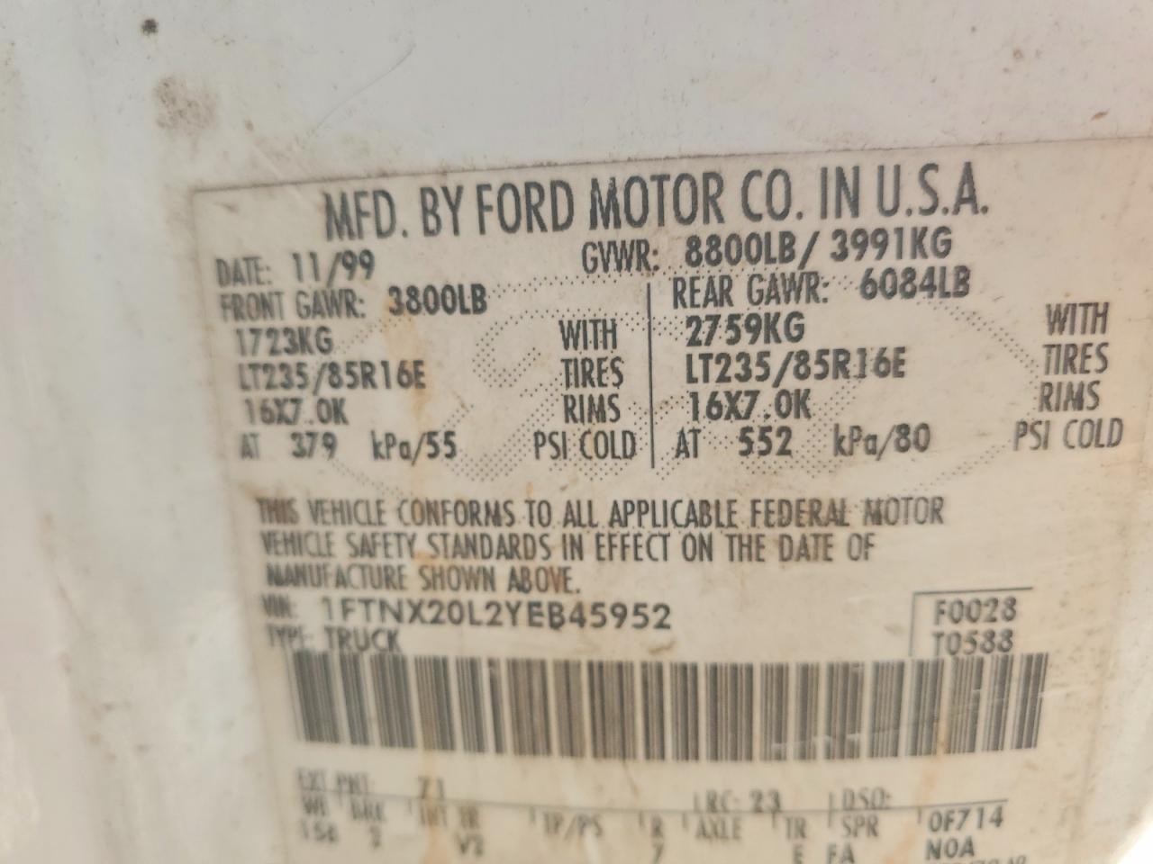 2000 Ford F250 Super Duty