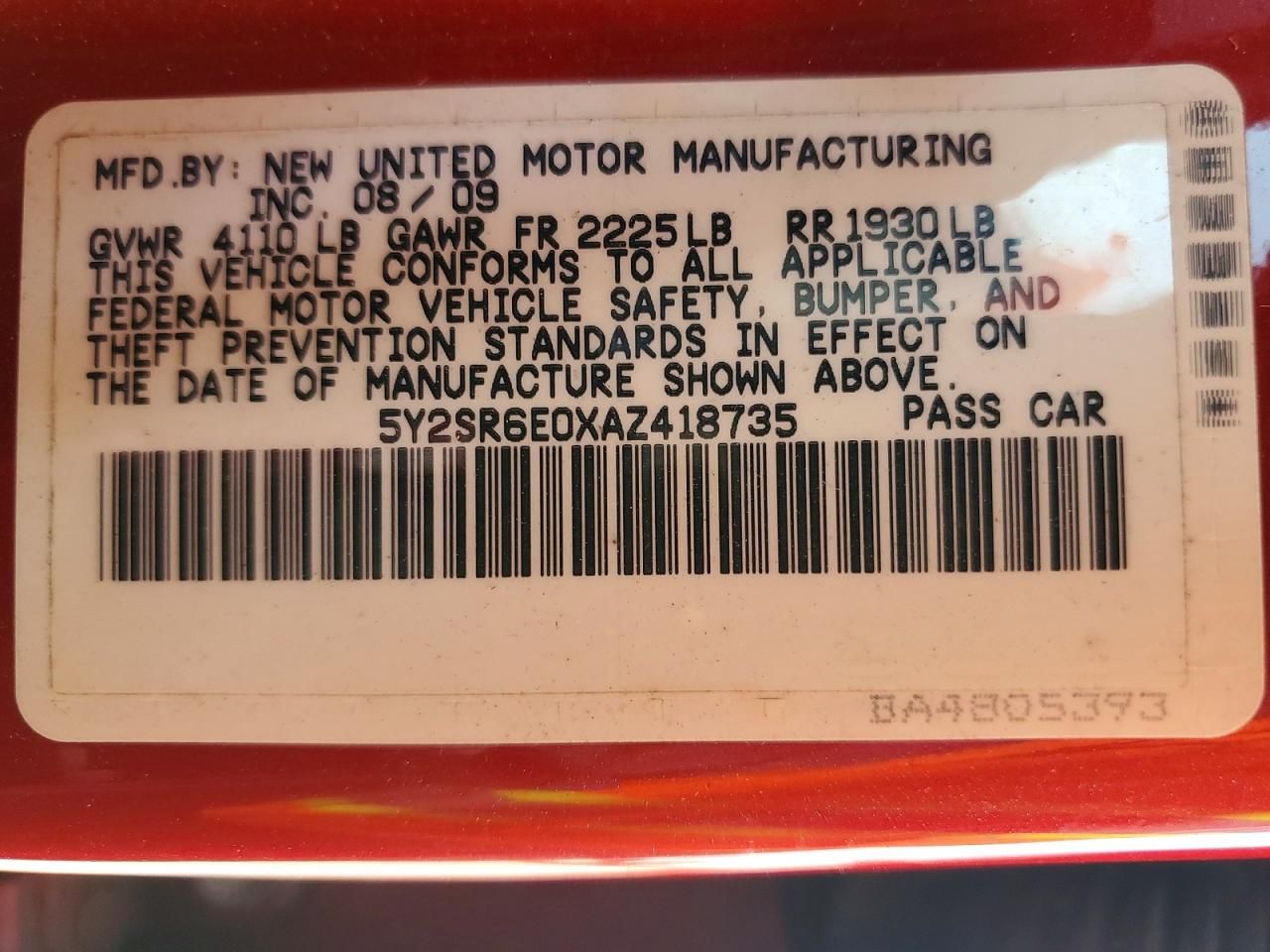 2010 Pontiac Vibe gt