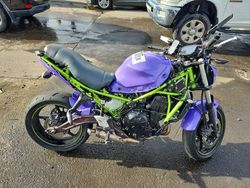 Kawasaki salvage cars for sale: 2022 Kawasaki Er650 l