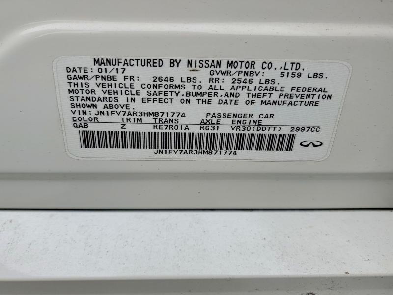 2017 Infiniti Q50 red Sport 400
