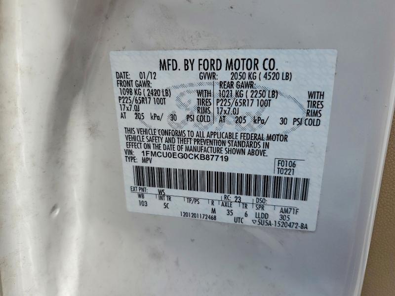 2012 Ford Escape Limited