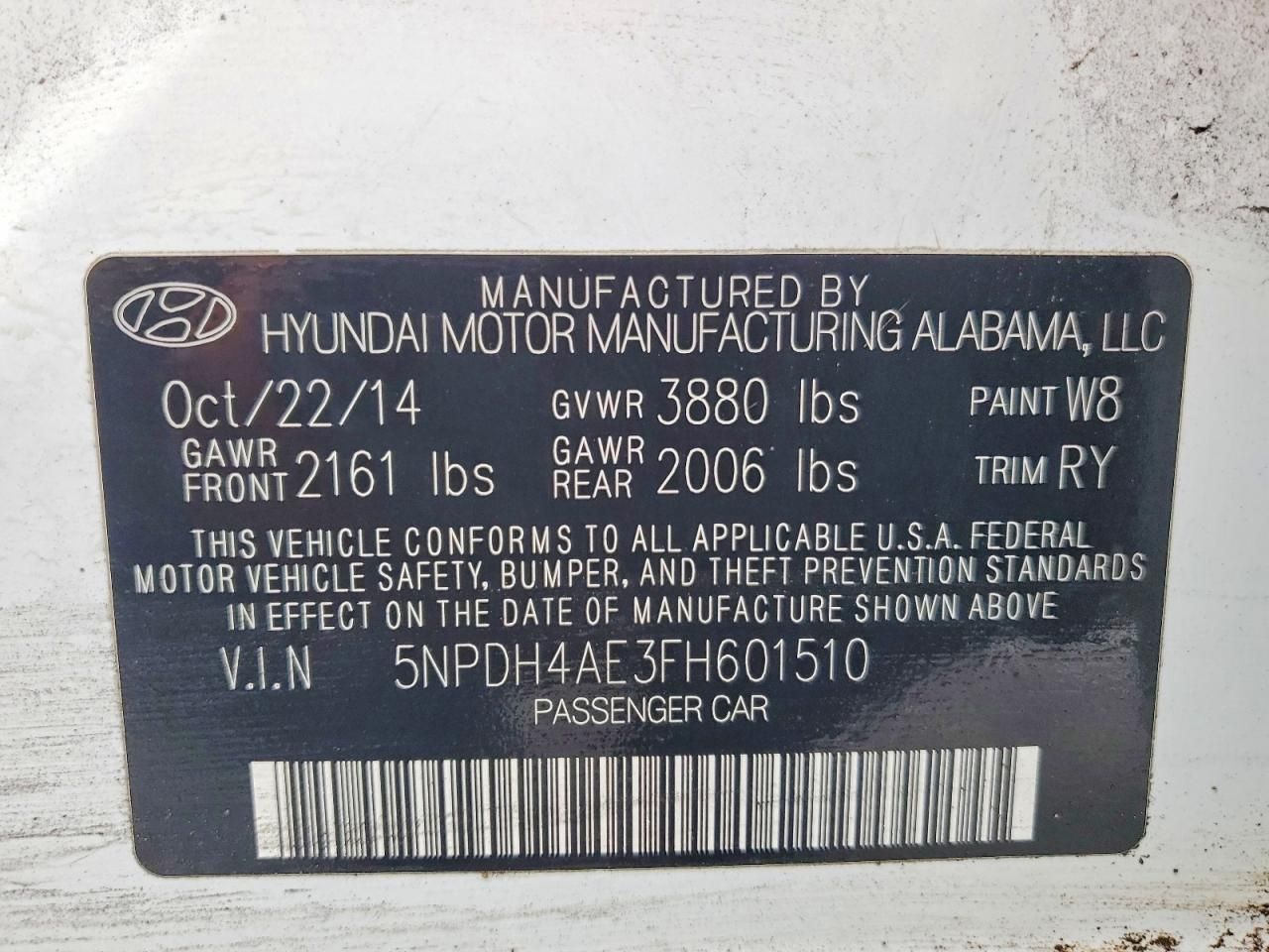 2015 Hyundai Elantra se