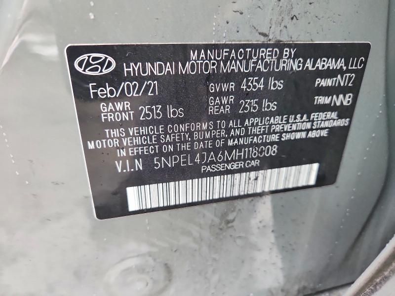 2021 Hyundai Sonata sel