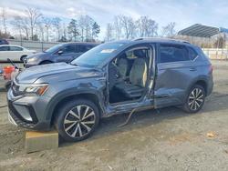 Volkswagen salvage cars for sale: 2022 Volkswagen Taos se