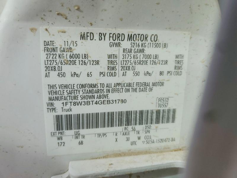 2016 Ford F350 Super Duty