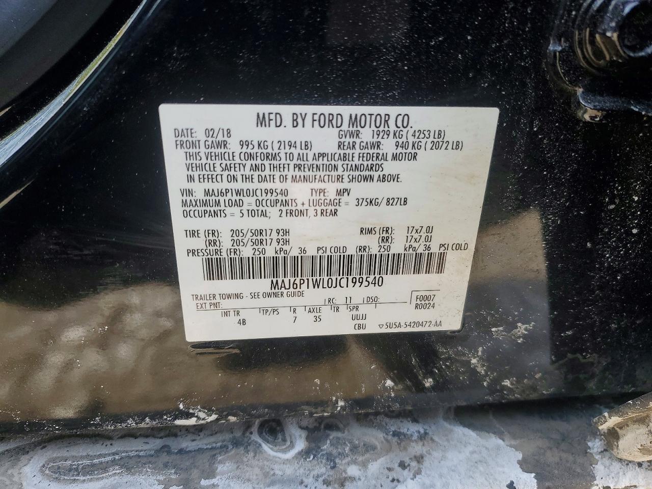 2018 Ford Ecosport Titanium
