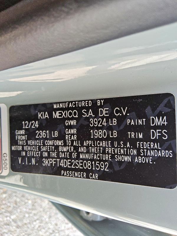 2025 KIA K4 lxs