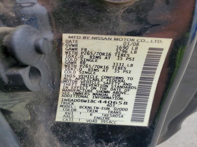 2008 Nissan Frontier se V6