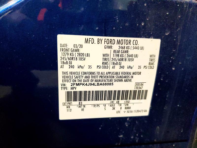 2020 Ford Edge sel