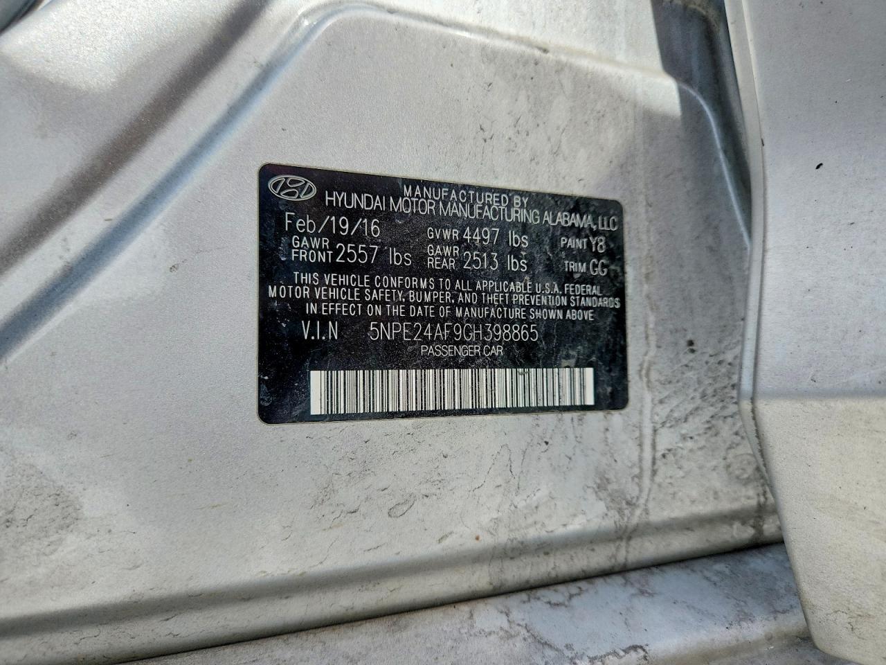 2016 Hyundai Sonata Base