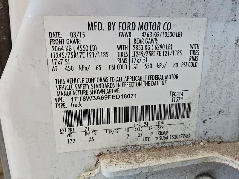 2015 Ford F350 Super Duty